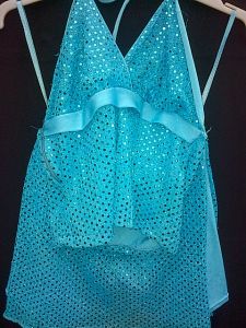 Kids Costumes to Hire - Blue Sequence Skirt & Top